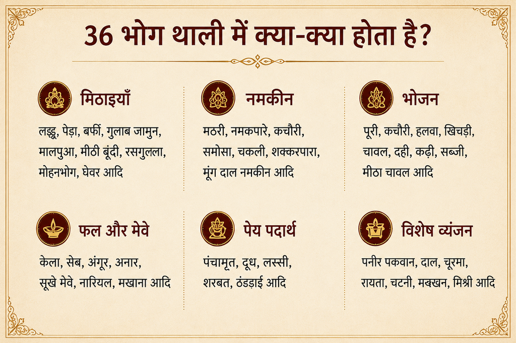 बाँके बिहारी 56 भोग – दिव्य राजभोग